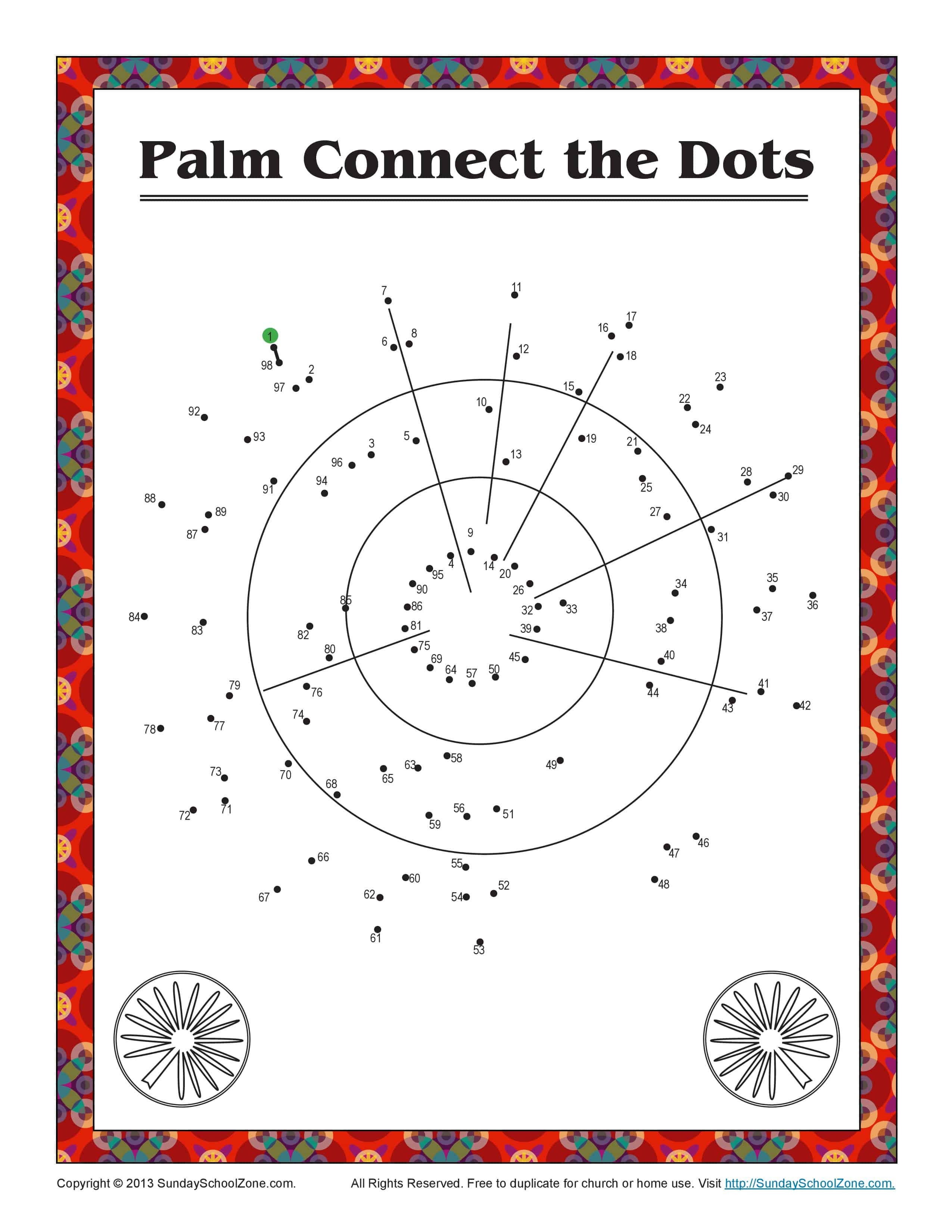 connect dots palm sunday activity triumphal entry bible jesus activities jerusalem children crafts lesson craft lessons sundayschoolzone story stories donkey