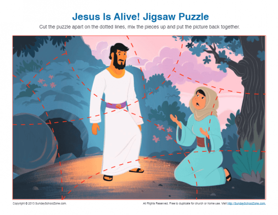 Jesus Is Alive! Resurrection Jigsaw Puzzle