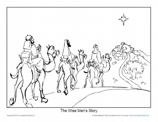 the wise men  bible coloring pages for kids