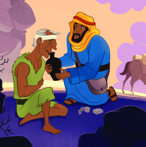 The Good Samaritan—Bible Story Teaching Picture