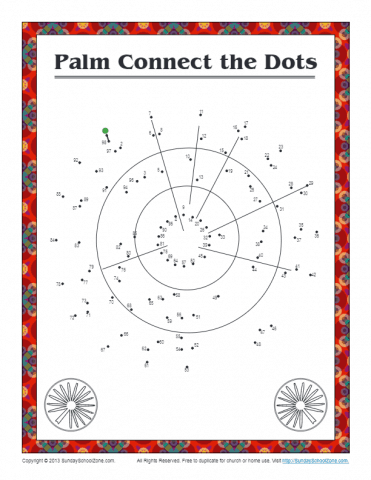 Connect the Dots Bible Coloring Pages on Sunday School Zone