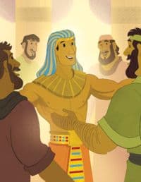 Joseph and His Brothers—Bible Story Teaching Picture