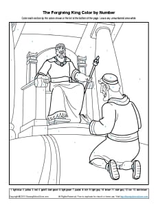 bible coloring pages for kids  the story of the forgiving