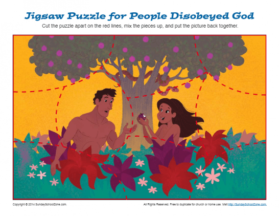 People Disobeyed God Jigsaw Puzzle