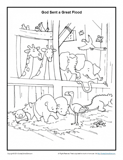 Noah S Ark Coloring Pages Noah Printable Sheets For Kids