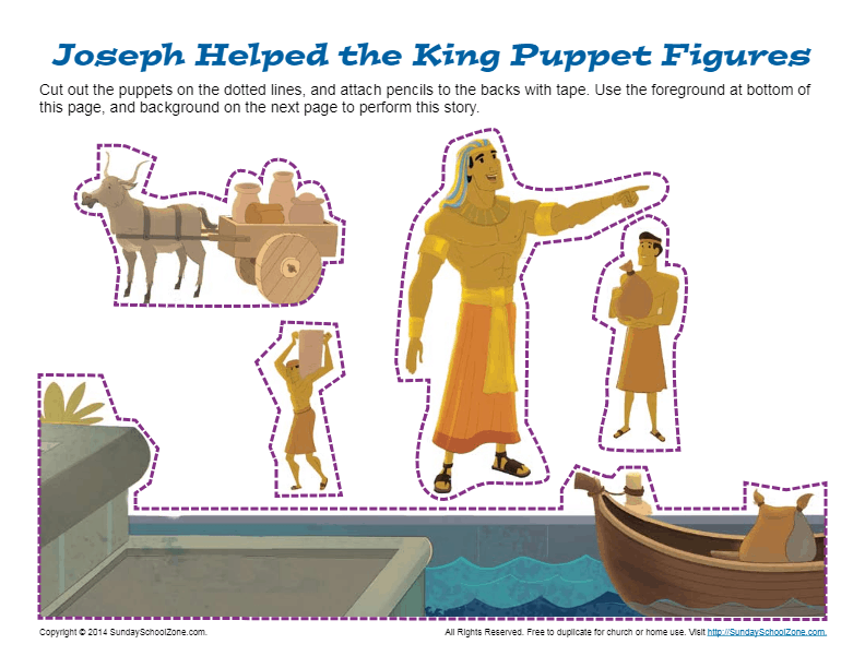 mary and joseph puppets