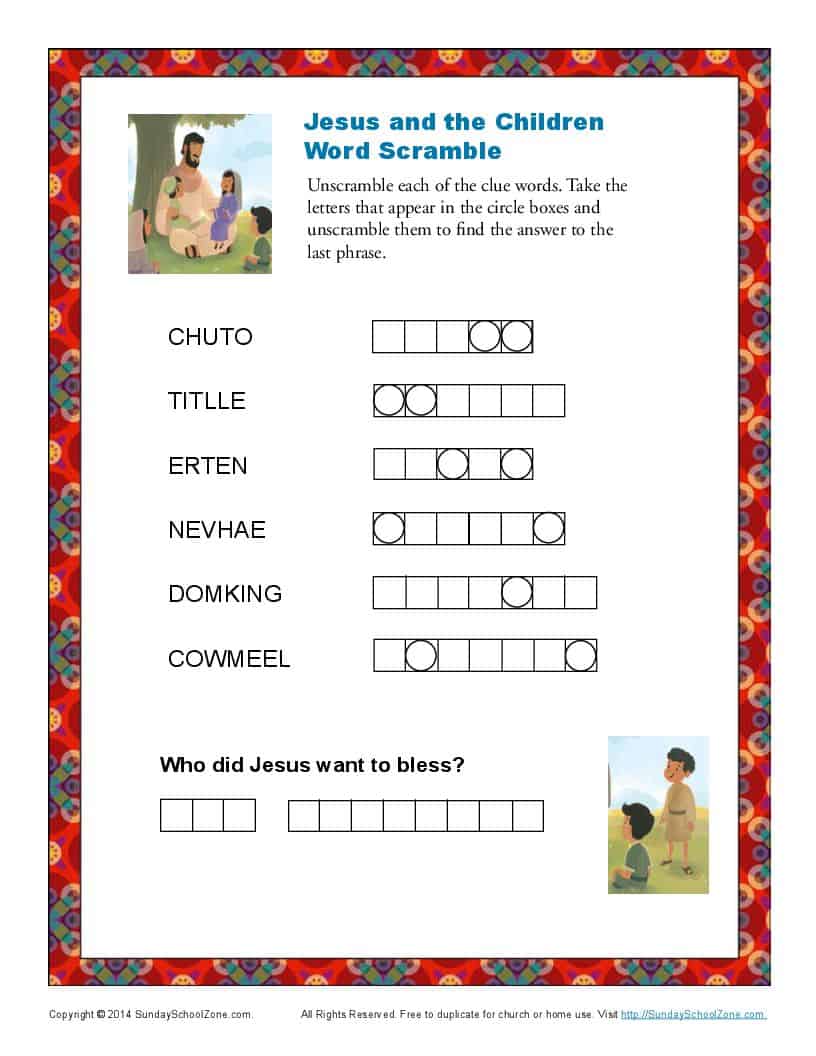 jesus-and-the-children-word-scramble-bible-puzzles-for-kids