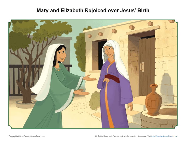Mary and Elizabeth Rejoiced over Jesus’ Birth Sermon Picture