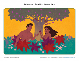 Adam and Eve Disobeyed God Sermon Picture