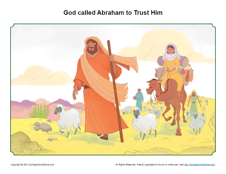 God Called Abraham to Trust Him Sermon Picture