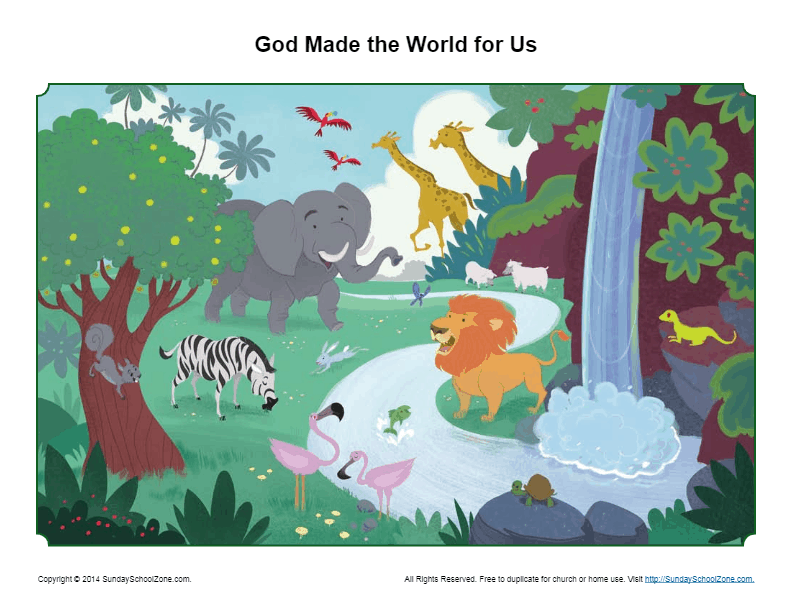 God Made the World for Us Sermon Picture