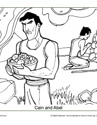 Cain and Abel Coloring Page - Children's Bible Activities | Sunday ...