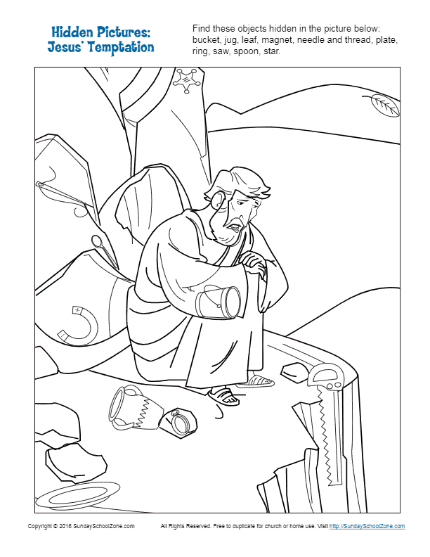 Temptation Of Jesus Coloring Pages For Kids : You&rsquo;ll see that most of the coloring pages are of