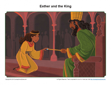 Free, Printable Esther Bible Activities on Sunday School Zone
