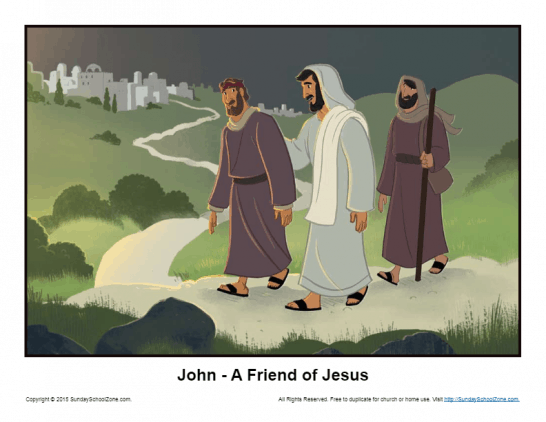 John, a Friend of Jesus Archives - Children's Bible Activities | Sunday ...