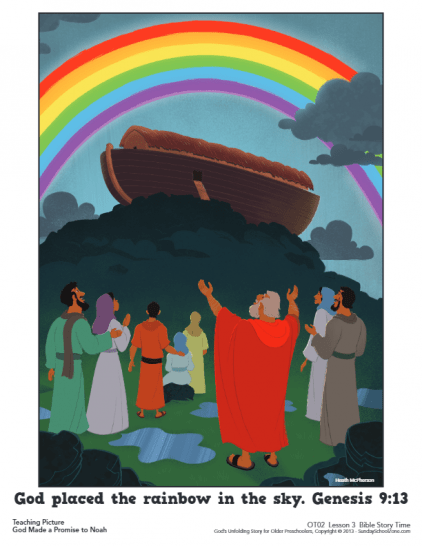 God's Promise to Noah Archives - Children's Bible Activities | Sunday ...