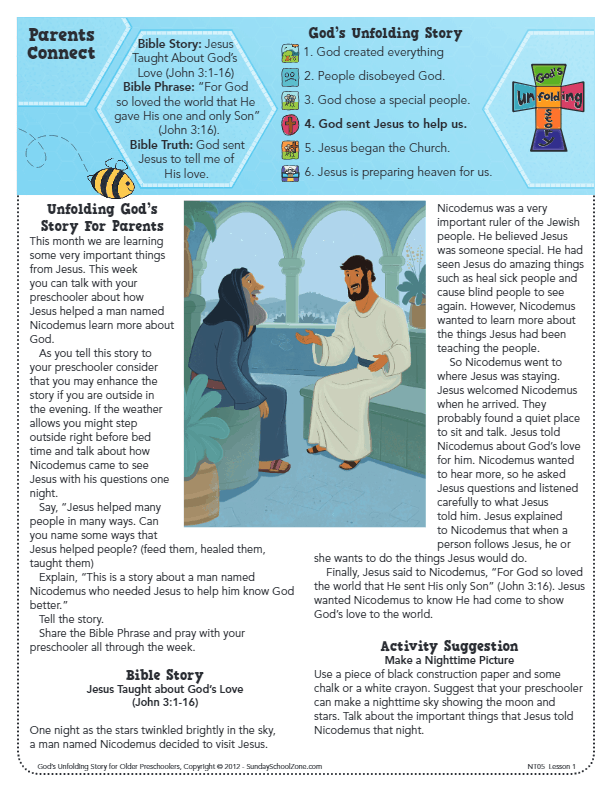 Jesus Taught About God's Love Parents Connect Page