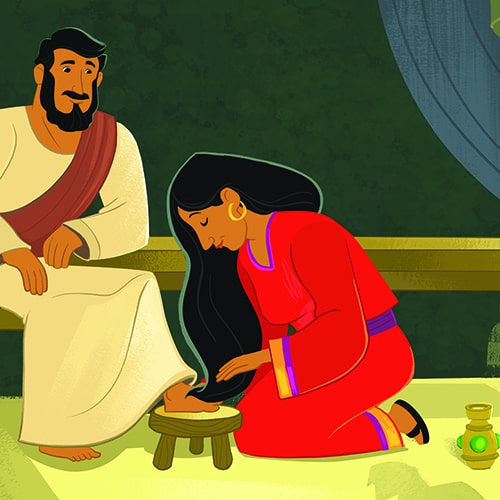 children's printable free easter story Love Jesus Page Mary Connect Her Showed Parents for