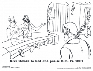 paul bible coloring pages