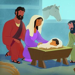 Shepherds Told About Jesus Bible Lesson for Older Preschoolers