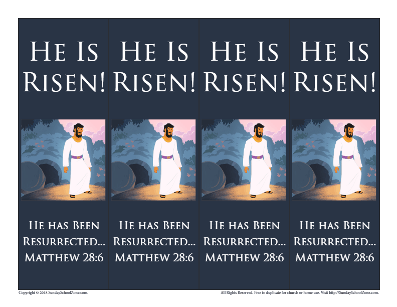 Printable Bible Bookmarks for Kids on Sunday School Zone