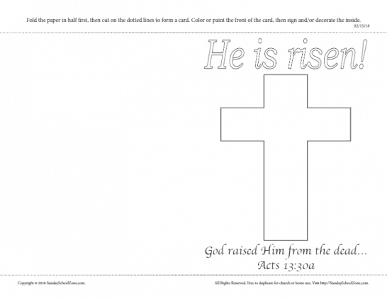 Free Printable Jesus Resurrection Bible Activities On Sunday School Zone