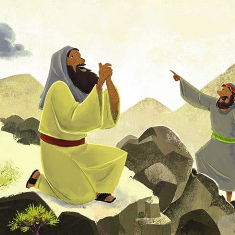 Elijah and the Great Rain Bible Lesson for Older Preschoolers