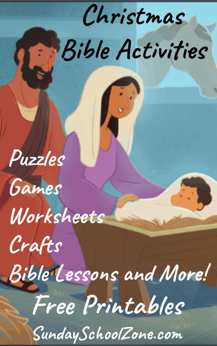 Bible Christmas Crafts for Kids on Sunday School Zone
