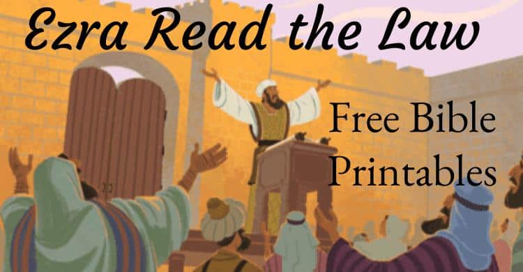 Free Printable Ezra And The Law Bible Activities On Sunday School Zone