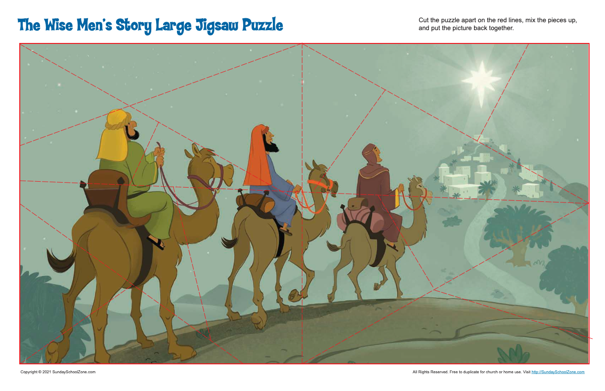 Wise Men's Story Large Jigsaw Puzzle (2)