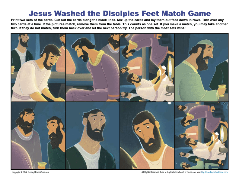 Jesus Washed The Disciples Feet Archives Childrens Bible Activities