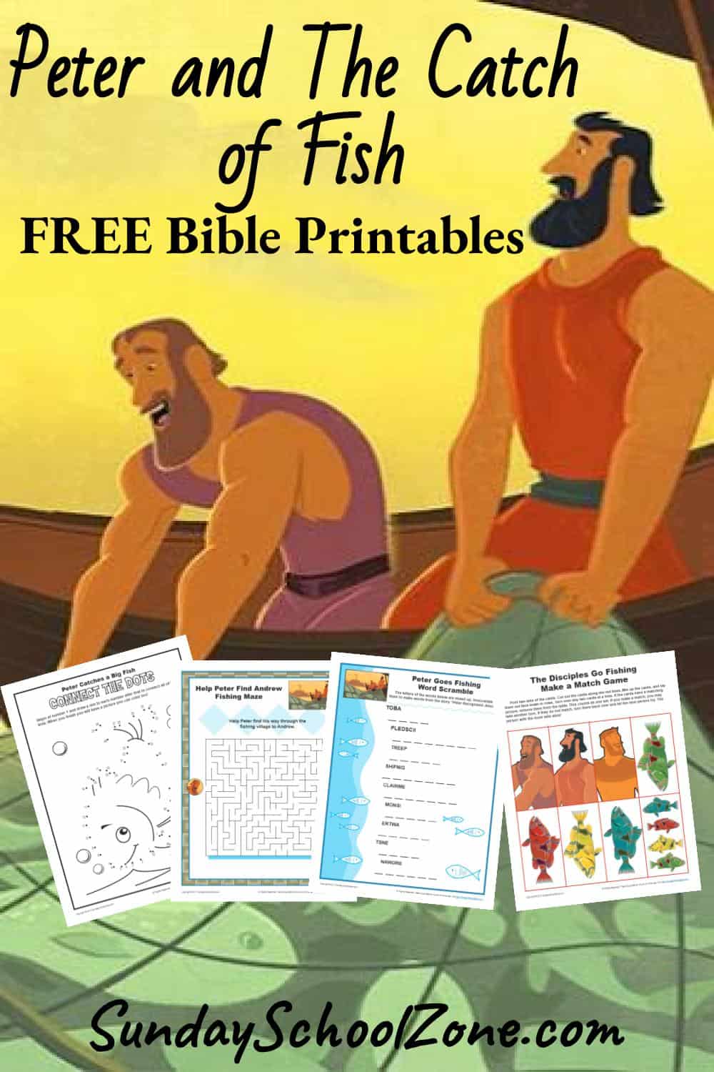 Fishing for Bible Characters - My Catholic Kids