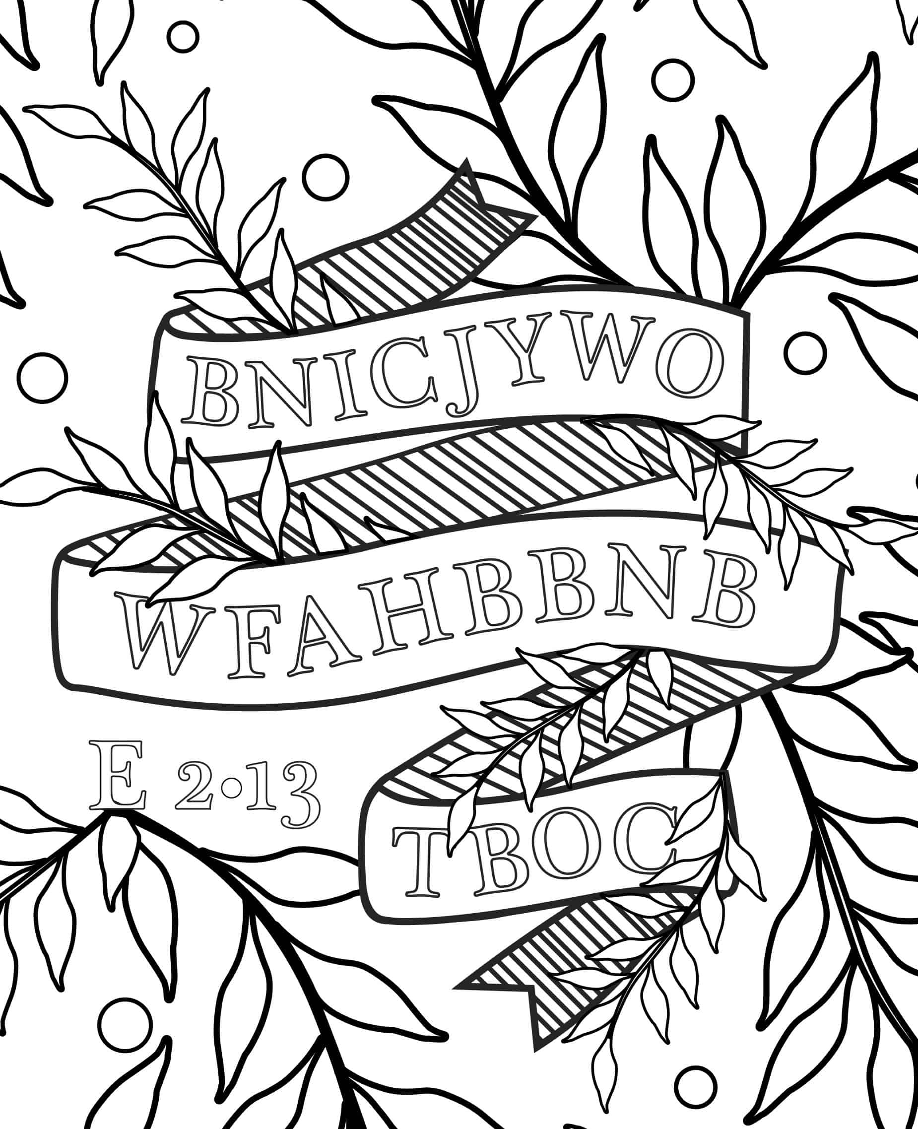 Free Bible Coloring Pages for Kids & Adults