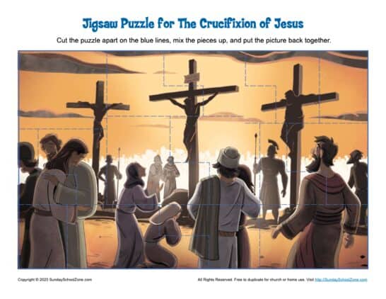 Jigsaw Puzzle for The Crucifixion of Jesus