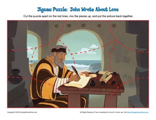 Jigsaw Puzzle for John Wrote About Love
