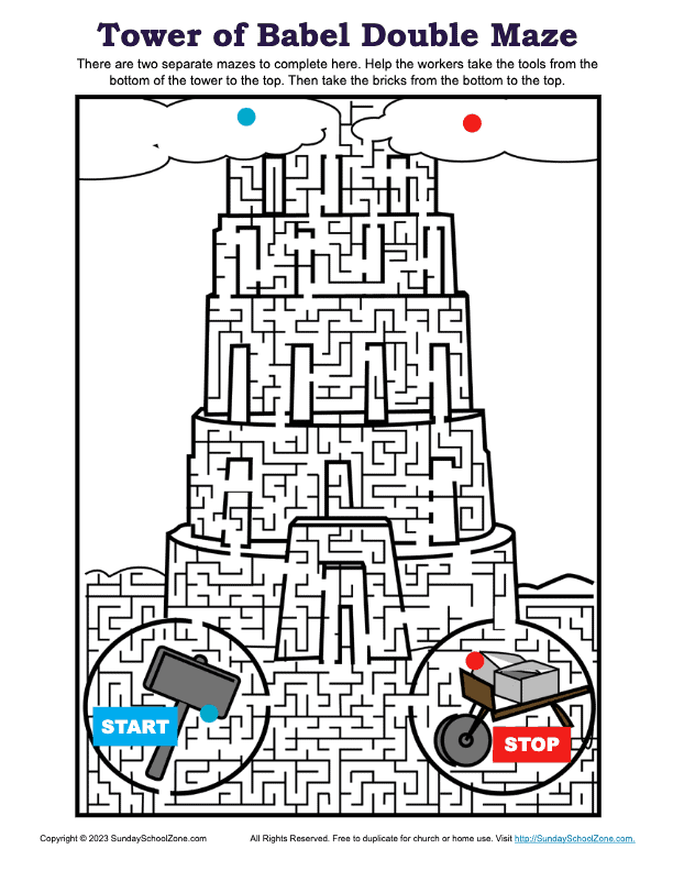 Printable Mazes Market Maze