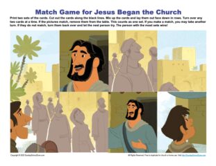 Match Game for Jesus Began the Church