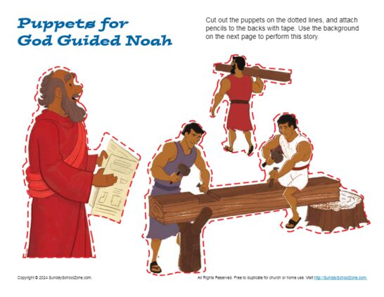 Puppets for God Guided Noah