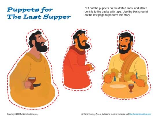 Puppets for The Last Supper