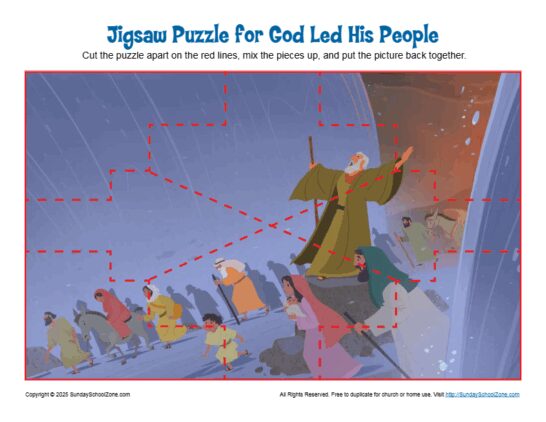 Jigsaw Puzzle for God Led His People